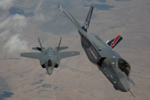 Photo left: F-35A deployed to North Europe for the first time.